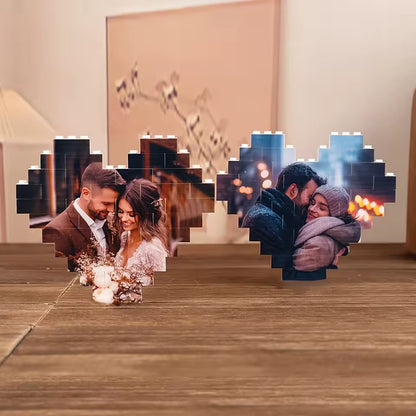 Couple Brick Heart