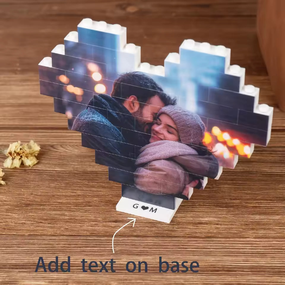 Couple Brick Heart